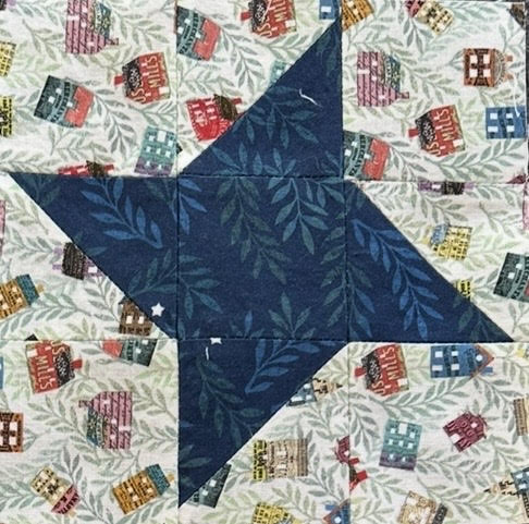 Sunflower Lane Friendship Star Block Pattern