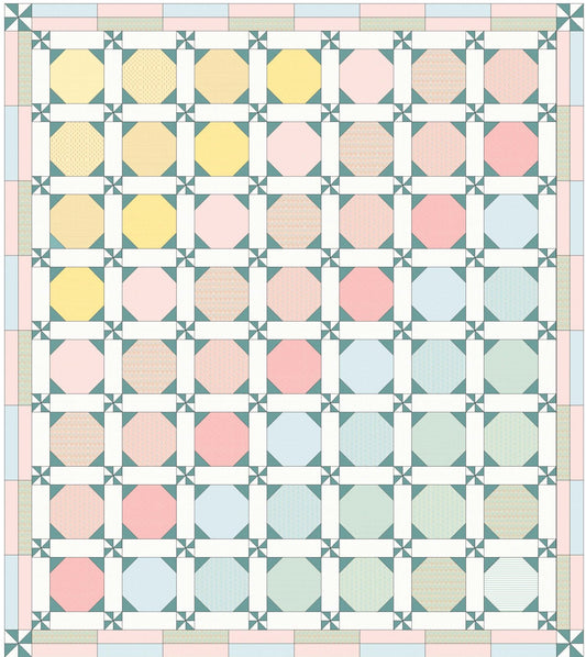 Sunflower Lane Pastel Play Day Pattern - Digital Download
