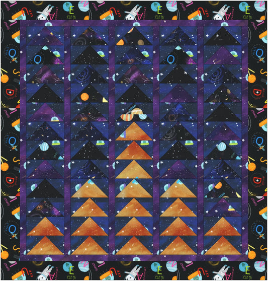 Sunflower Lane Space Geese Pattern - Digital Download
