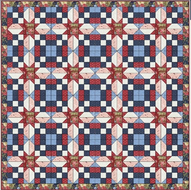 Sunflower Lane Secret Sawtooth Pattern - Digital Download